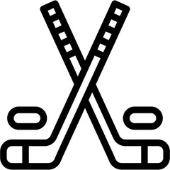 Vector Icon Ice Hockey, Hockey, Exercise, Health, Sports