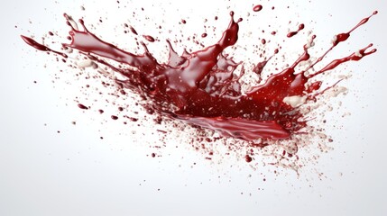 Fototapeta premium Red Liquid Splash