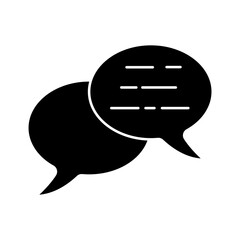 speech bubble concept line icon. Simple element illustration. speech bubble concept outline symbol design.