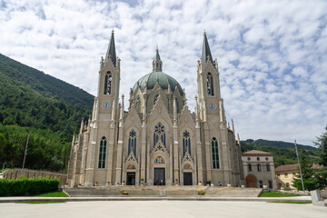 The Basilica of Our Lady of Sorrows is an important Catholic place of worship located in the municipality of Castelpetroso, in the province of Isernia, Molise, Italy