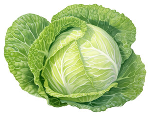 Obraz premium PNG Cabbage vegetable plant food.