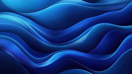 Obraz premium Abstract Blue Waves