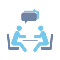 meeting concept line icon. Simple element illustration. meeting concept outline symbol design.