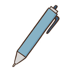 blue pen