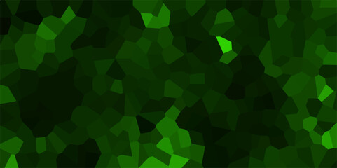 Beautifull green and crystallized black background. abstract light colorful stone tile pattern. modern wallpaper, trendy simple minimal geometric pastel background vector abstract mosaic backdrop.