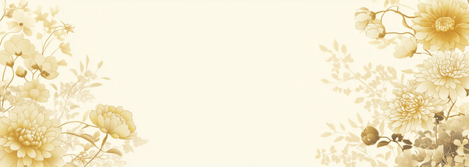 華やかな花の背景素材