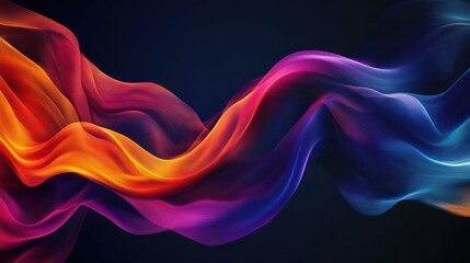Abstract Colorful Waves