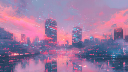 Vibrant pastel patterns with relentless glitter, ideal for creative projects, digital backgrounds, and engaging visuals.