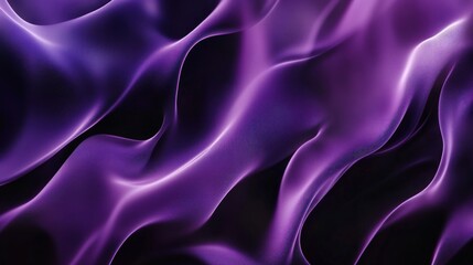 Fototapeta premium Abstract Purple Fabric Waves