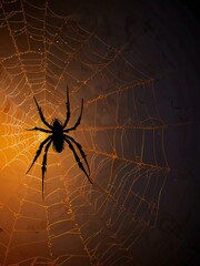 Obraz premium spider on the web