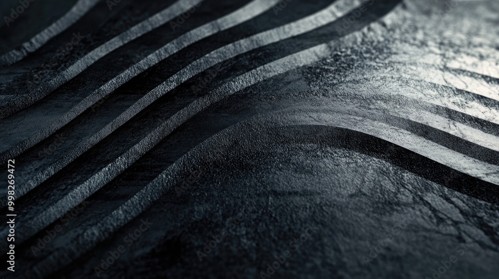 Poster 3d rendering of linear textures for a professional presentation background