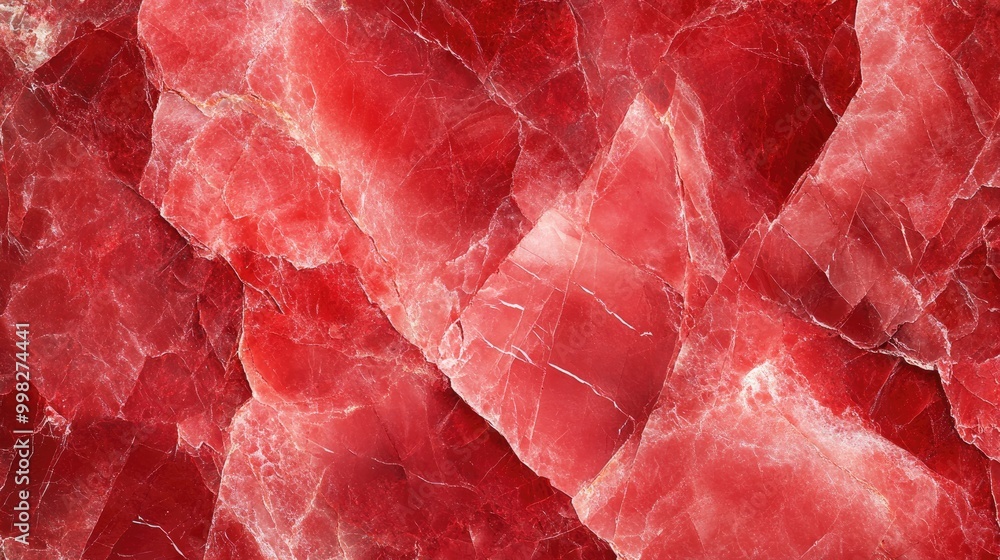 Poster red marble texture in a mosaic design showcasing a rich and elegant surface for various creative app