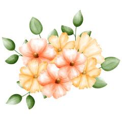 Naklejka premium Cute flowers