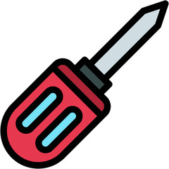 Vector Icon Awl, Construction And Tools, Sewing, Equipment, Carpentry