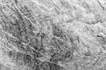 Stone Textured Closeup Black And White Rough Nature Background Pattern