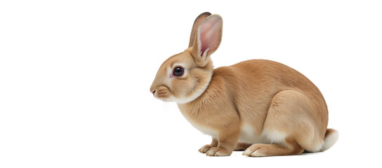 Obraz premium Rabbit isolated as a transparent PNG file