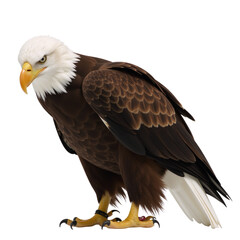 Obraz premium Eagle isolated as a transparent PNG file