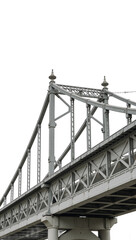 Bridge illustrated against an isolated transparent PNG background