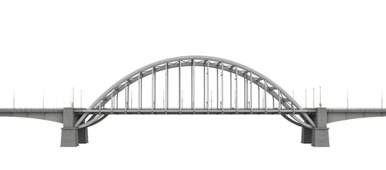 Bridge illustrated against an isolated transparent PNG background