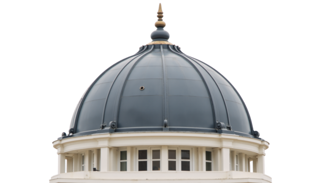 Dome on an isolated transparent PNG background