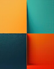 Fototapeta premium Abstract colorful squares