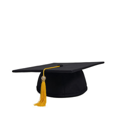 Graduation cap isolated as transparent PNG