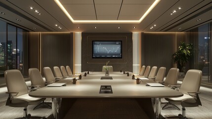Modern Conference Room Design with Elegant Decor