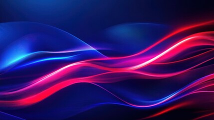 Fototapeta premium Abstract Neon Waves