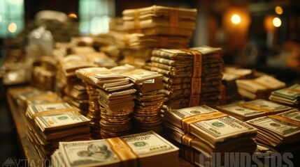 Fototapeta premium people spending a lot of money 