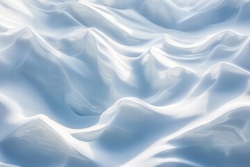 Obraz premium Abstract Snowy Landscape with Wavy Surface and Light Reflections