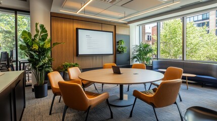 Modern Professional Meeting Room Setup
