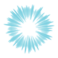 Obraz premium Radial radiant beam ray lines glow. Starburst, sunburst lineal element, icon. Glint, gleam, aurora effect