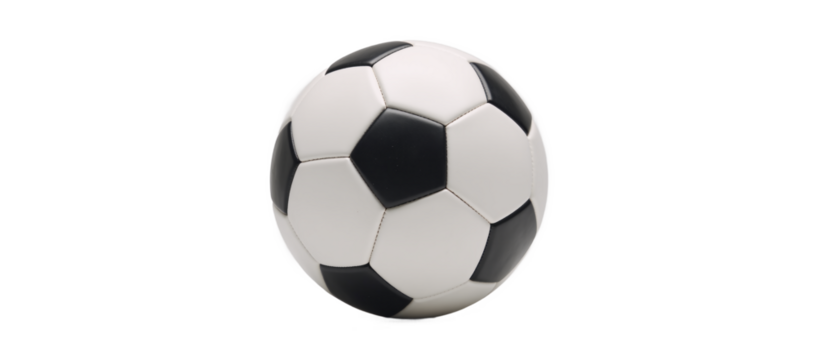 Soccer ball isolated as transparent PNG image