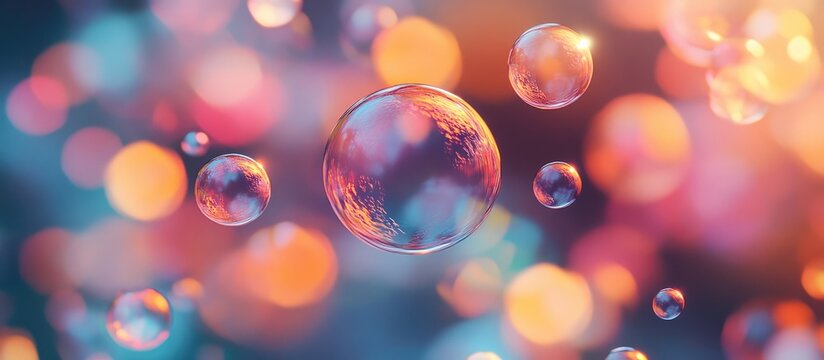 Bubbles captivate artists offering diverse interpretations and the potential for creative expression across multiple mediums