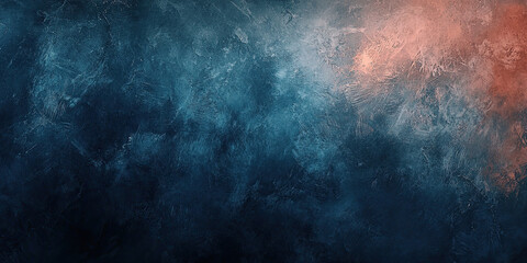 Fototapeta premium Oil paint strokes on wide canvas, mist smoke textured green background decorating art painting illustration, generated ai