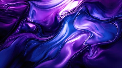 Fototapeta premium Vibrant violet and blue abstract background featuring stunning contrasts of dark and light shades A surreal wall canvas showcasing modern art perfect for various projects