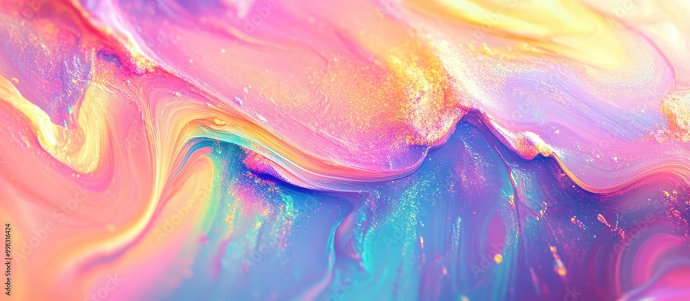 Aufkleber vibrant abstract background featuring a colorful noise texture artistic gradient effects in multicol