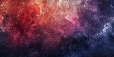 Obraz premium Oil paint strokes on wide canvas, mist smoke textured green background decorating art painting illustration, generated ai