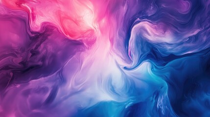 Fototapeta premium Colorful abstract wallpaper in shades of blue purple and pink