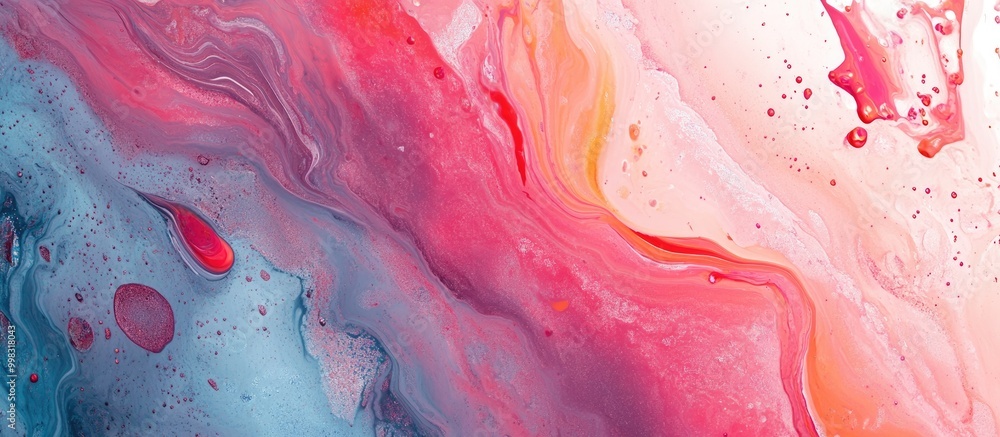 Poster abstract acrylic background featuring a marble style with paint stroke textures on paper ideal for w