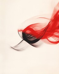 Naklejka premium Lines and forms depicting movement