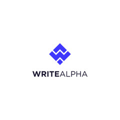 letter W logo design vector, initial W idea vector logo design, letter W logo design minimalist