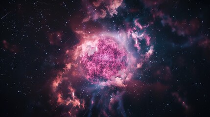 Hyper-Realistic Beauty Impressive Galaxy Nebula Captured in Stunning Detail and Splendor