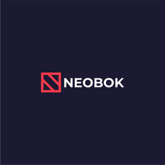 n initial box logo design vector symbol graphic idea creative, illustration logo from abstract letter N with box concept logo design inspiration