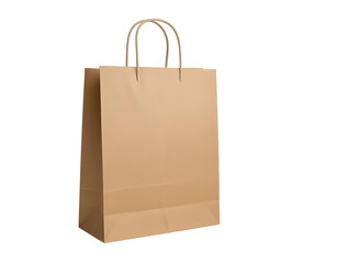 paper shopping bag, PNG file of isolated cut-out object on transparent background