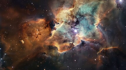 Hyper-Realistic Beauty Impressive Galaxy Nebula Captured in Stunning Detail and Splendor