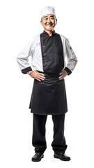 PNG Adult chef happiness portrait.