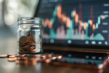 Investment Jar and Stock Market Analysis for Financial Growth and Planning






