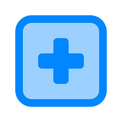 Obraz premium Pharmacy icon. pharmacy, hospital, medical, medicine, cross, first aid. Vector icon illustration
