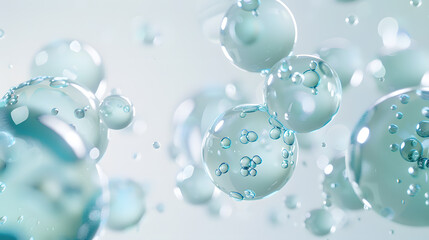 This is an abstract 3D motion background with translucent bubbles in clear liquid, creating a calming visual effect that is mesmerizing. It is smooth and soothing to watch